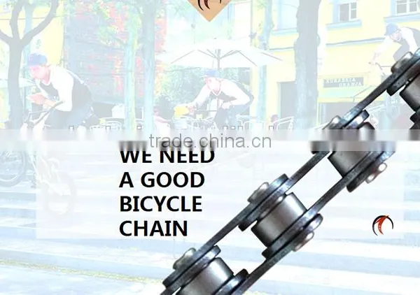 Directe Price High Quality Speed Strength Auto Vendor Roller Chain/carbon Fiber Bicycle Chains 408, 1/2''*3/32'' Made in China photo-3