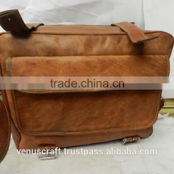 Real Leather Weekend Bag/luggage Bag for Men photo-5