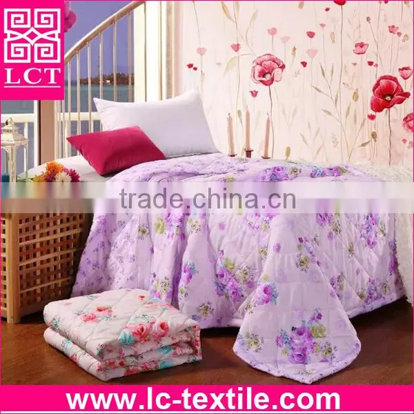 China Factory Direct Wholesale Cheap 100 Polyester Summer Quilt for India/africa/north Korea Market(LCTQ-0006) photo-2