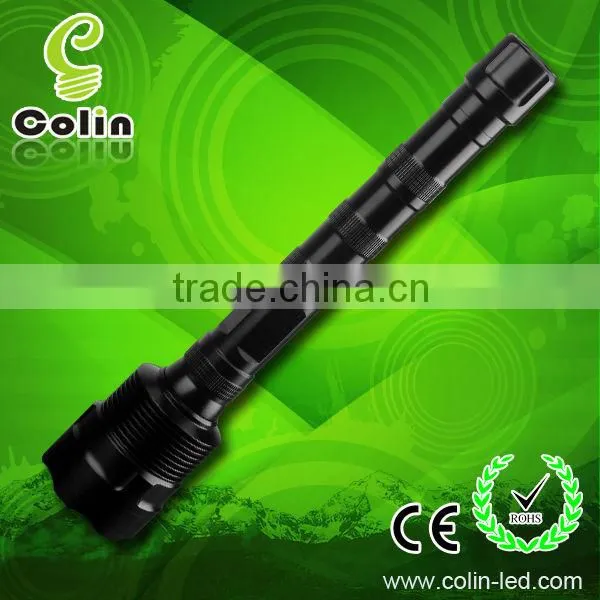 2000lm Recoil Super Bright Police Led Flashlight 5 Modes 3xcree Xml t6 Ourdoor/rescue Searching Torch 3*18650 Lithium Battery