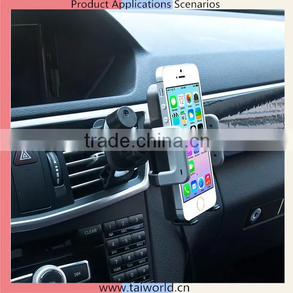 Air Vent Mobile Phone Holder for Car With Charger
