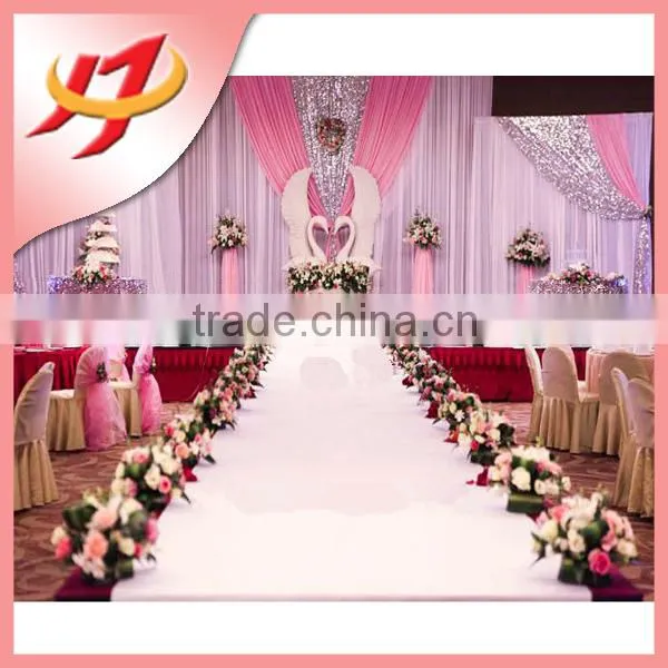 100% Polyester Solid Dyed Duchess Pure Satin Silk Fabric Wedding Decoration