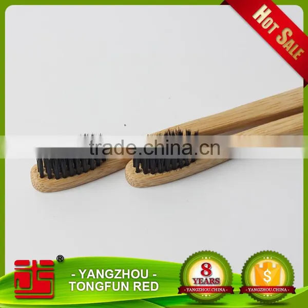 ECO Soft Charcoal Bristle Wholesale Bamboo Toothbrush photo-2
