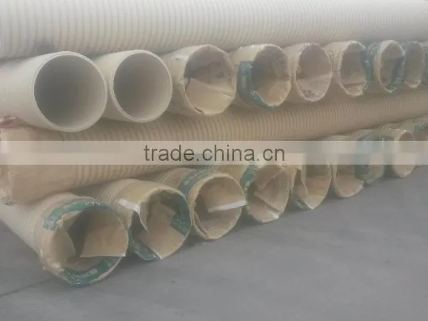 DN500 SN8 Top Quality Upvc Corrugated Pipe for Sewer photo-5