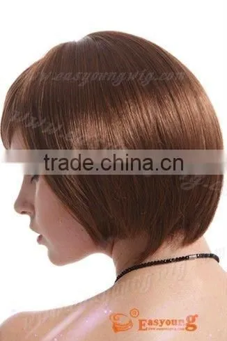 Fashionable Japanese Synthetic Fiber Short Bob Cut Hair Wigs photo-3
