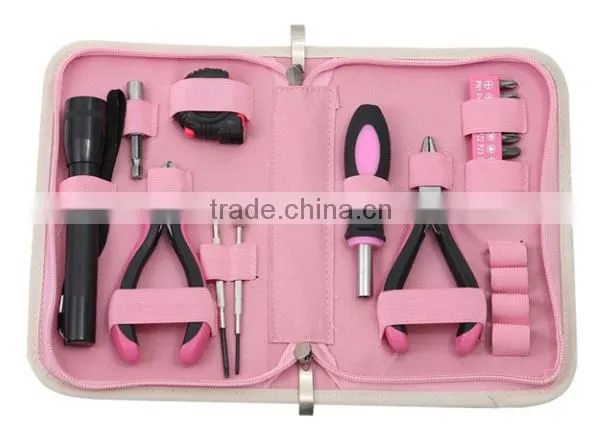 32 Piece Ladies Pink Tool Box ,Household Pink Tool Set Special For Ladies photo-6
