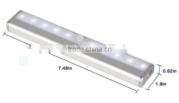 Motion Activated Sensor Built in Rechargeable Battery Closet Light photo-2