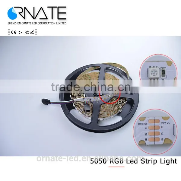 5M 5050 60LED/M IP20 24/44 Keys+adaptor 5050 Led Strip Kit RGB photo-3