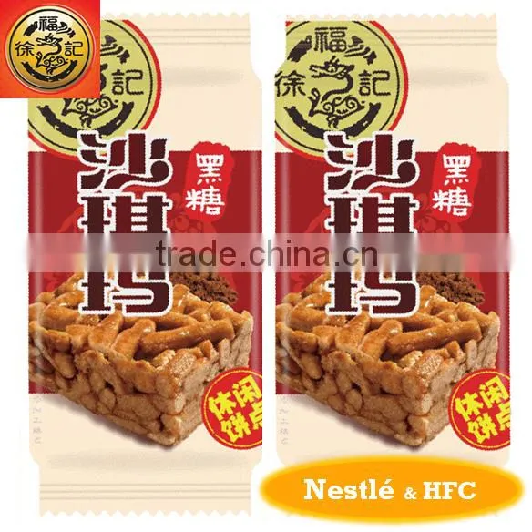 HFC 2698 Bulk Sachima, Flour Cake, Manchu Candied Fritter, Caramel Treats With Brown Sugar Flavor