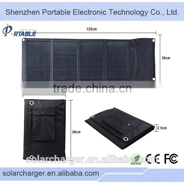 40W Waterproof Foldable Solar Panel for Hiking, Camping photo-4