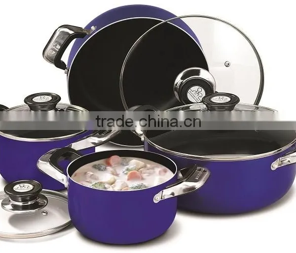8pcs Aluminum Non-stick Cookware Sets photo-2