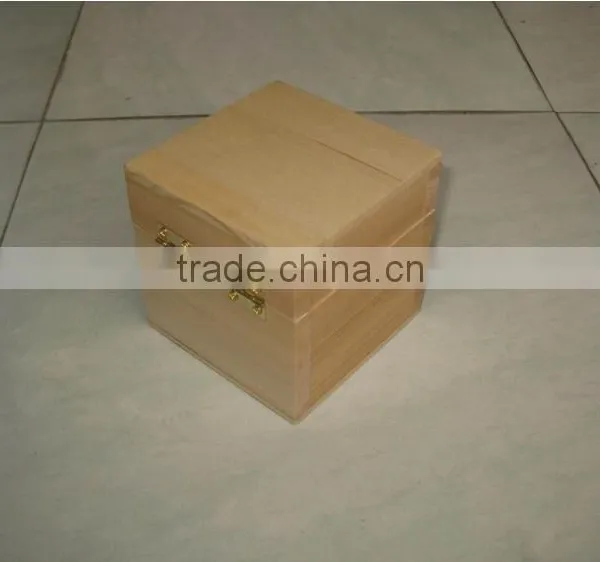 Chinese Factories Wholesale Custom High-grade Wooden Gift Boxes, Light Coffee Color Jewelry Box photo-4