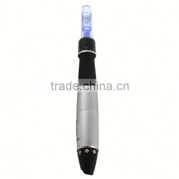 Face Skin Anti-wrinkle Adjustable 6 Level Speed Electric Derma Pen photo-4