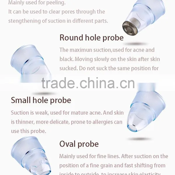 Best Choice 6 Tip Facial Care Beauty Device Micro Dermabrasion Machine for Black Head Removal photo-5