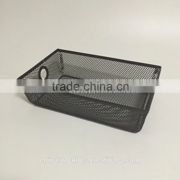2016 Factory Best Selling Promotional Gifts Office and School Desk Organizer Metal Mesh File Holder