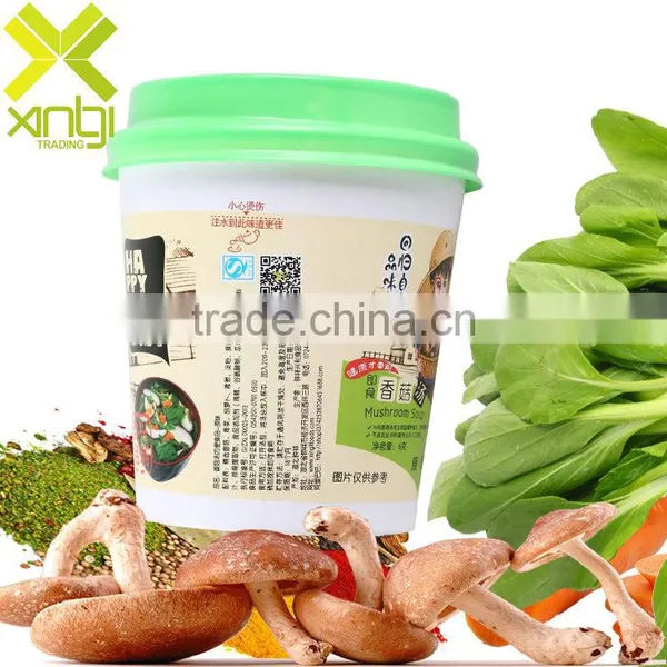 Savory Freeze Dried Cup Packed Original Flavour Instant 6g Mushroom Soup photo-4