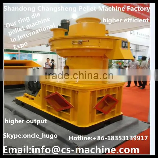 CSPM 2015 CE Certified Ring Die High Capacity Wood Shavings Pellet Machine for Sale