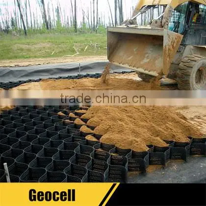 HDPE Cellular Confinement System Geocell Price for Pavement Shoulder photo-3