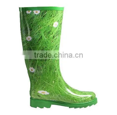 Women Mid Calf Waterproof Rainboots photo-2
