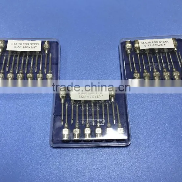 Veterinary Stainless Steel Needle, Veterinary Hypodermic Injection Needle, Luer Lock Syringe Veterianry Needle photo-2