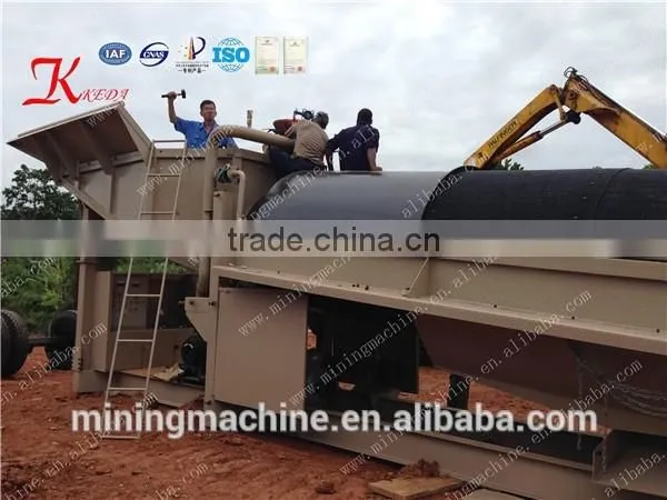 Alluvial Gold Wash Plant With Trommel,vibrating Sluice,shaking Table With Patent For Sale photo-5