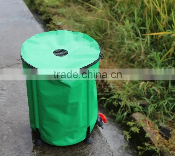 50GALLON/55GALLON/66GALLON Portable Flexible Collapsible Rain Barrel/ WATER BUTTS photo-3