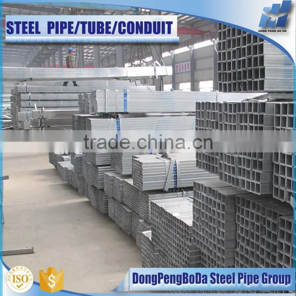30*30*1.4 Square Galvanized Steel Pipe gi Square Hollow Section photo-2