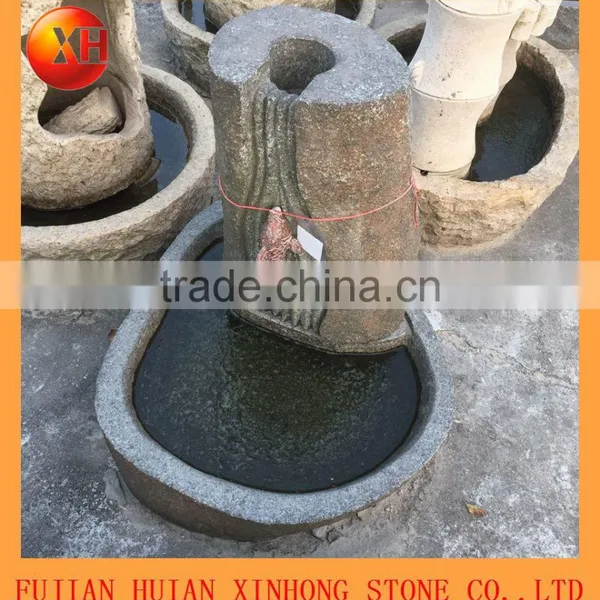 Dancing Stone Water Fountain With Fish photo-3