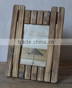 2016 New Design 4X6" Antique Wooden Spcling Picture Photo Frame photo-2