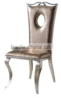 Hot Sale Stainless Steel Modern Dining Chair B406 photo-5