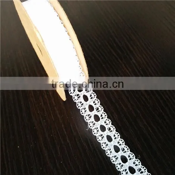 African Cheap White Lace Fabric Making Ribbon Deco photo-2