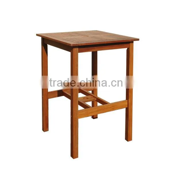 High Quality Best Selling Eco Friendly Wooden Square Bar Table From Viet Nam