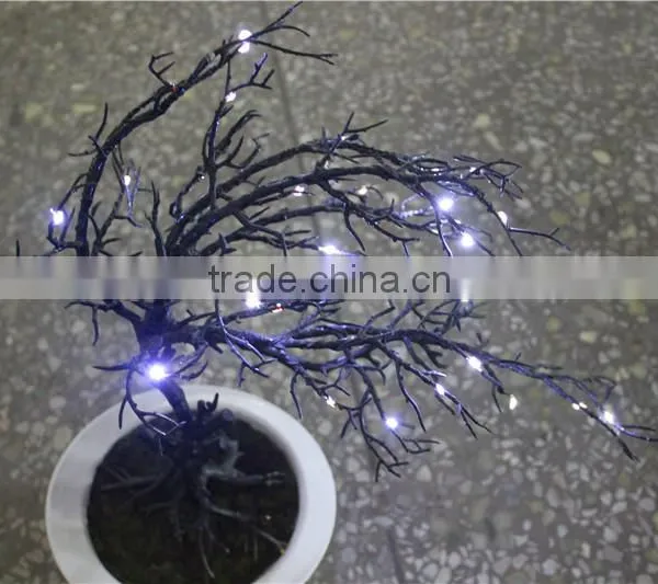 Man Made Resin Craft Artificial Led Light Bulb Potted Tree photo-4