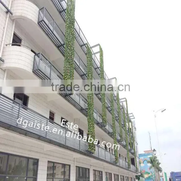 Artificial Green Wall Fake Grass for Indoor Decoration Plastic Plant Fire Residence photo-6