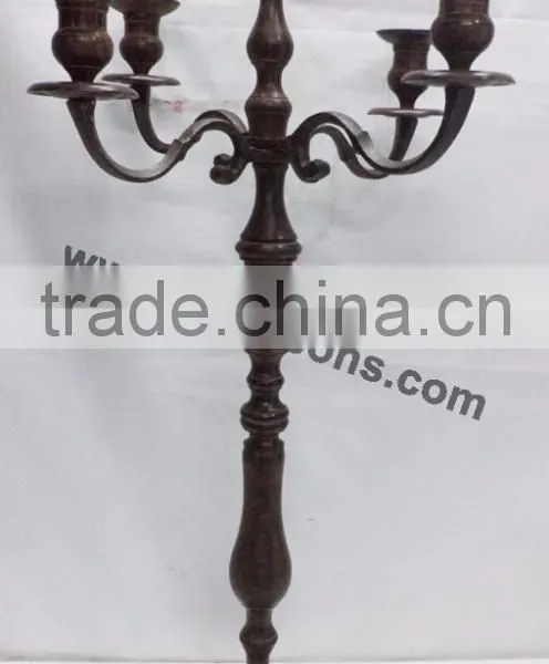 Decorative Floor Black Candelabras for Weddings & Wedding Floor Candelabra photo-3