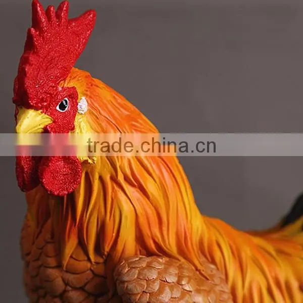 Life Size Animal Statue Garden Big Animal Cock Statue photo-3