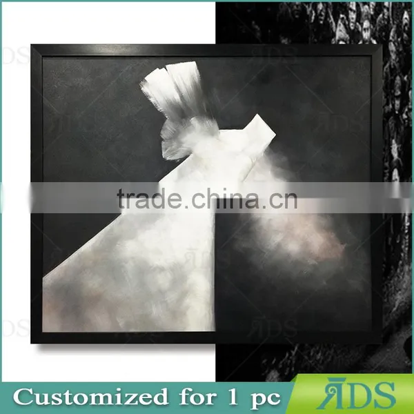 Customized New Design Framed Wall Painting With Gold Leaf photo-2