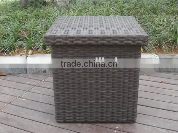Outdoor Furniture Waterproof Rattan Storage Boxs With Cushion photo-4