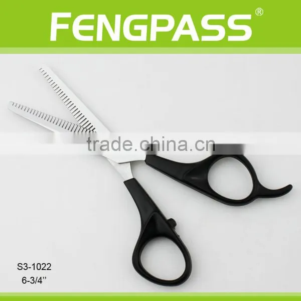 S3-1022 6-3/4" Inch 2CR13 Stainless Steel Blade With ABS Handle Sharp Blade Hairdressing Thinning Shears Scissors photo-2