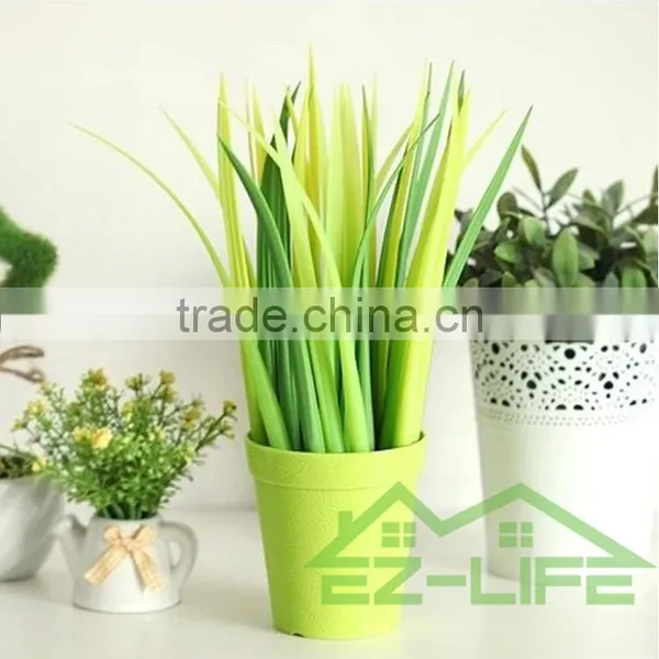 12 Best Forest Green Soft Grassblade Design Ballpoint Silicone Grass Pen photo-2