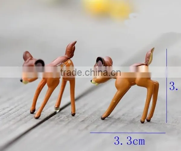 Mini CUTE Fashional Resin Decoration, Mini Bambi Micro Landscape More Meat Landscape Gardening DIY Furnishing Articles photo-4