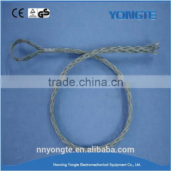 Stainless Steel Heavy Duty Mesh Wire Rope Cable Grip For Cable And Tube photo-4
