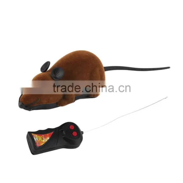 2015 Brand NewScary Remote Control Simulation Plush Mouse Mice Kids Toys Gift for Cat Dog Hot Selling Features: photo-2