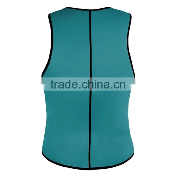 Weight Loss Body Shaper Mens Neoprene Slimming Sauna Vest&tank Top With Zip photo-3