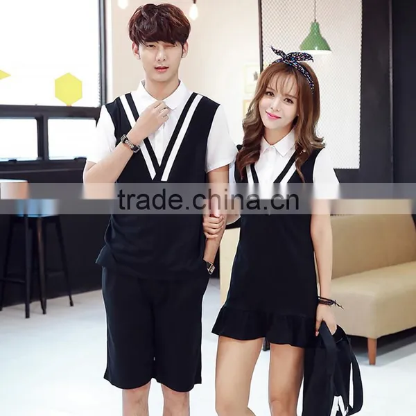 Summer Design China Manufacture Korean High School Uniforms Vest photo-4