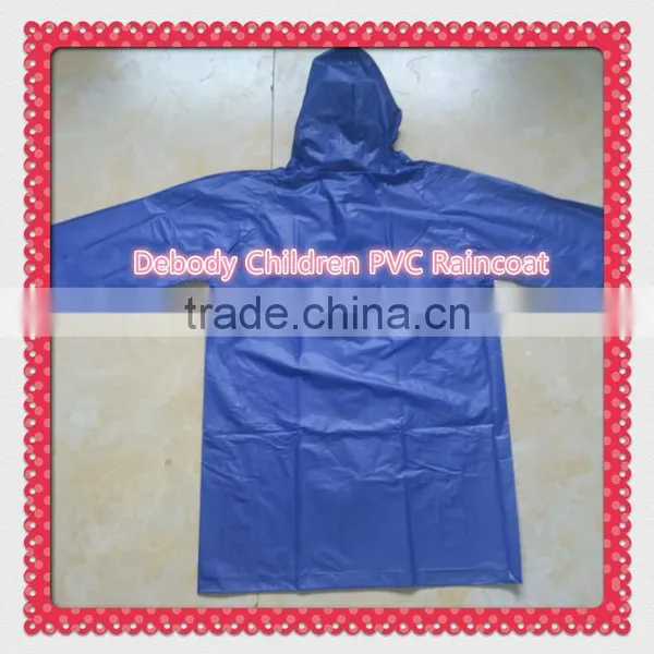 Children Blue PVC Jacket With High Quality photo-2