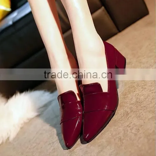 Zm50398b New Style Single Lady Shoe Chunky Heels Fashion Sexy Women Footware photo-2