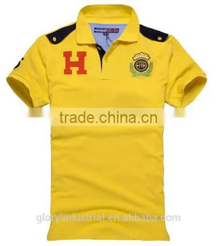 Summer Casual Flag Slim Fit Baseball Embroidery Man Polo T-shirt Wholesale photo-5
