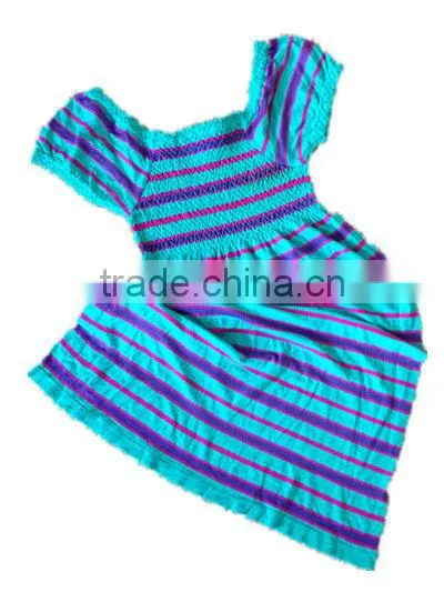 Factory Provide Seamless Streak Hawaiian Dress For Women photo-2