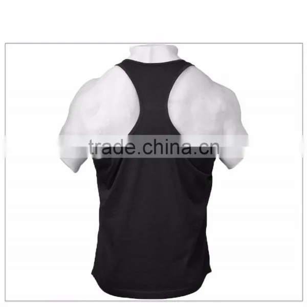 Factory Wholesale Stringer Tank Top Mens Gym Tank Top Best Vest For Men photo-6
